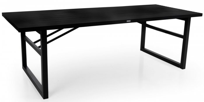 Vevi Matgrupp 230x95 cm ink 6st Delia Karmstolar Svart