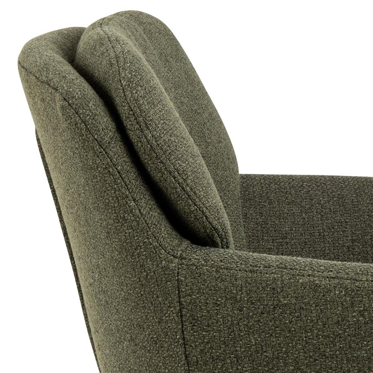 Charlize Karmstol Alea tyg Grön