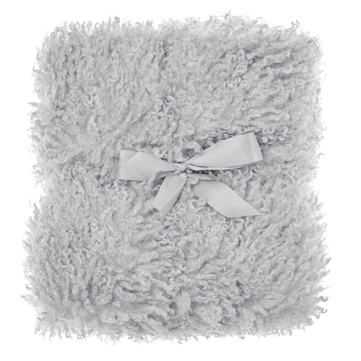 Wooly Pläd Silver