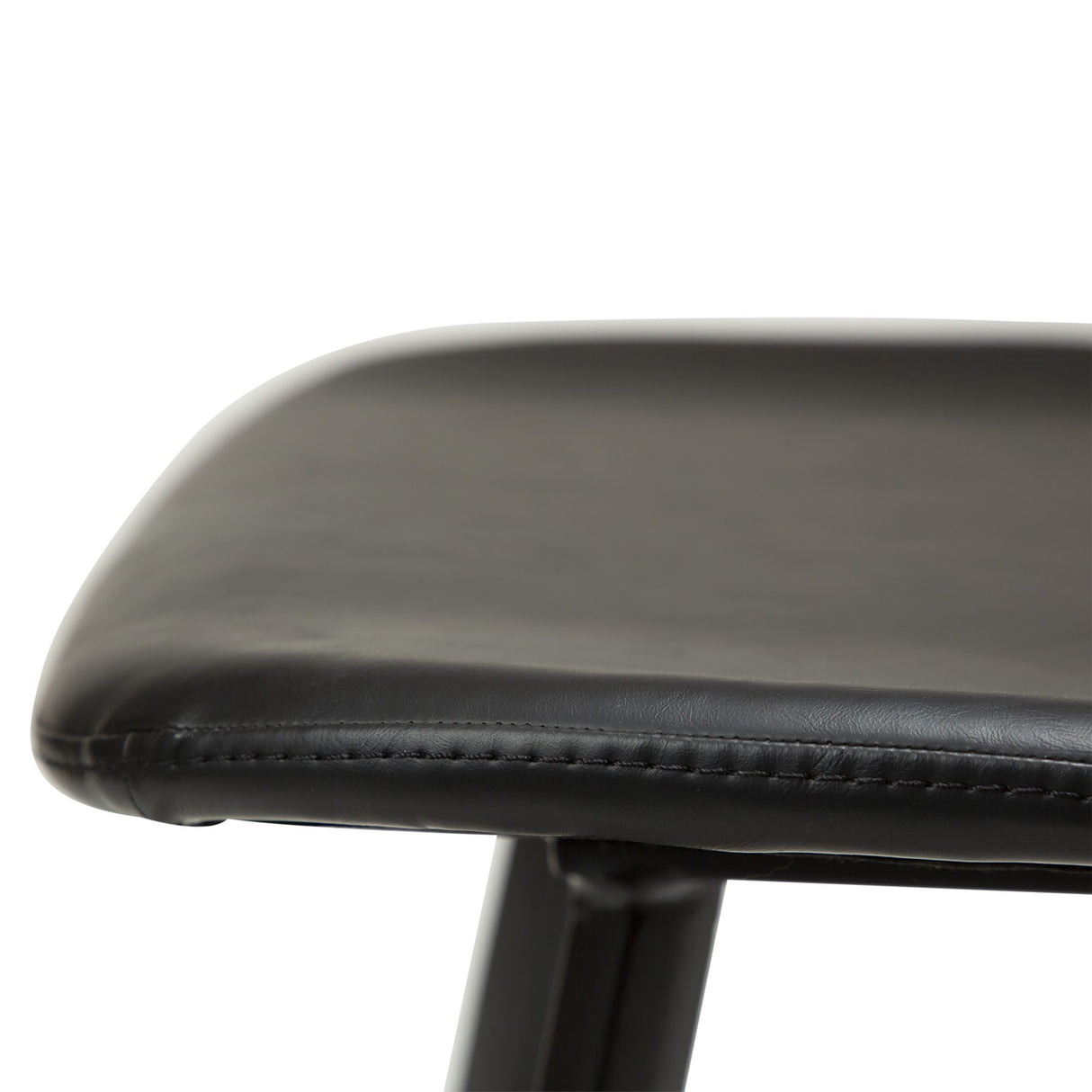 S.I.T Stol Vintage Black Art.Leather, Black