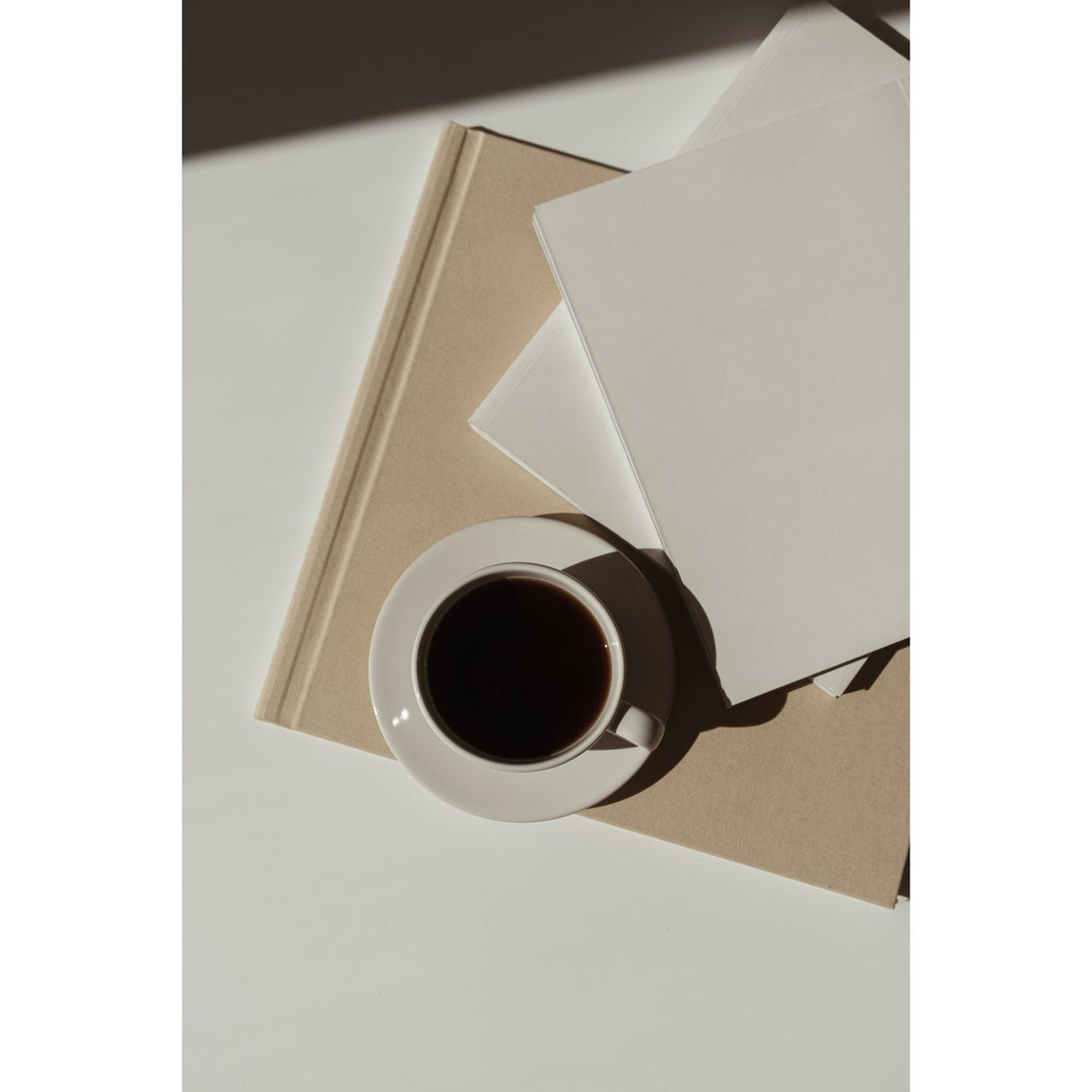 Kaffe Poster Vit, 50 x 70 cm