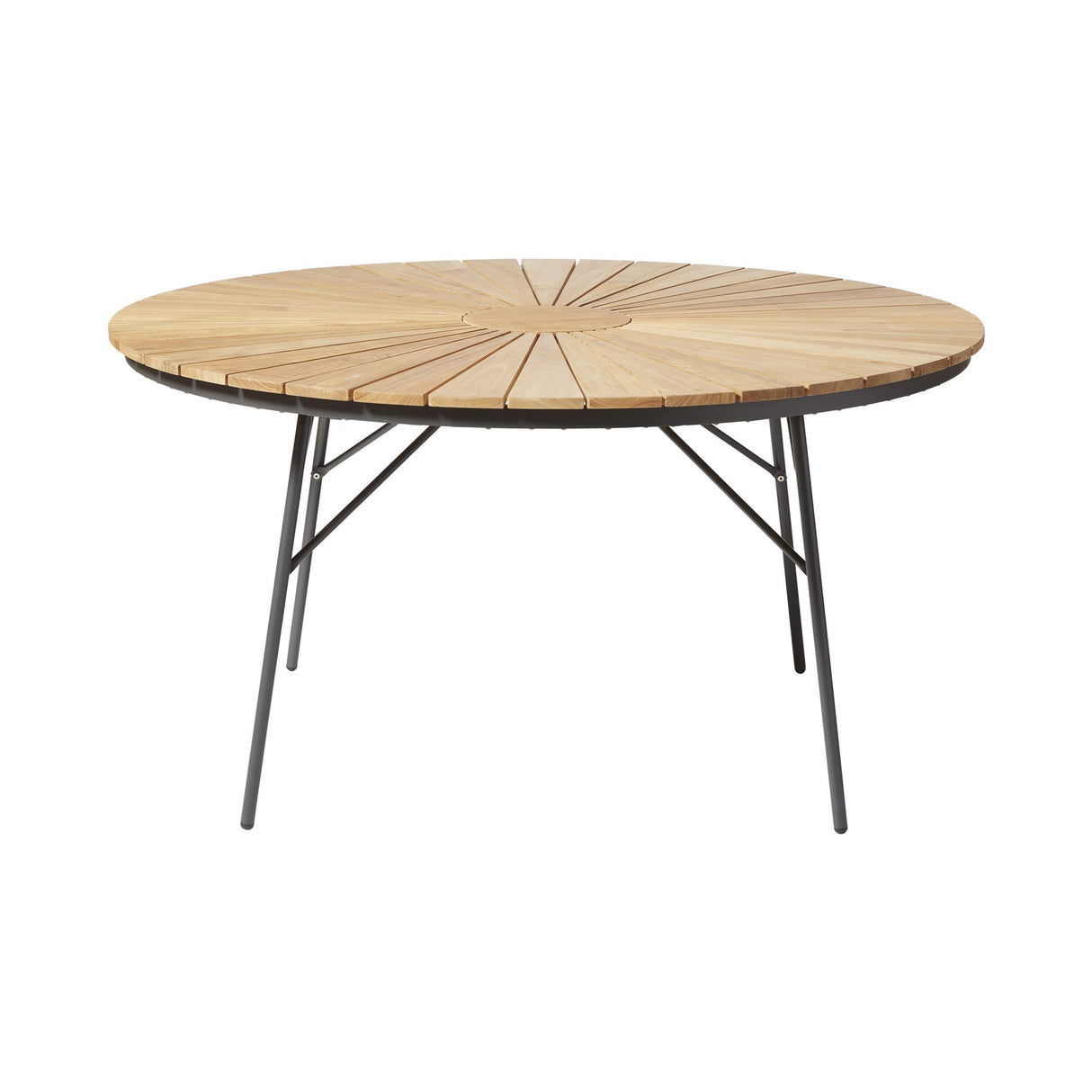 Ellen Trädgårdsbord i Teak och Aluminium 150 cm, Antracit