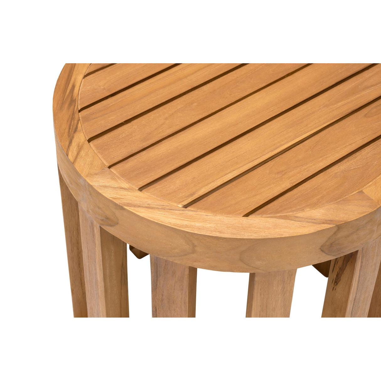 Himmelsnäs Utesidobord Ø50 cm Brun