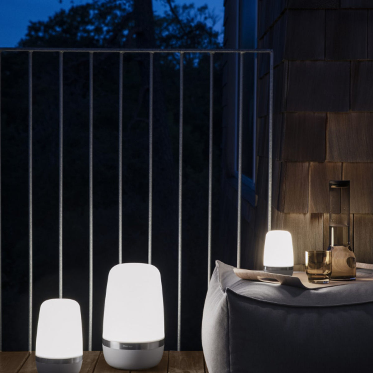 Spirit led 15 cm Utomhuslampa Platinum Gray