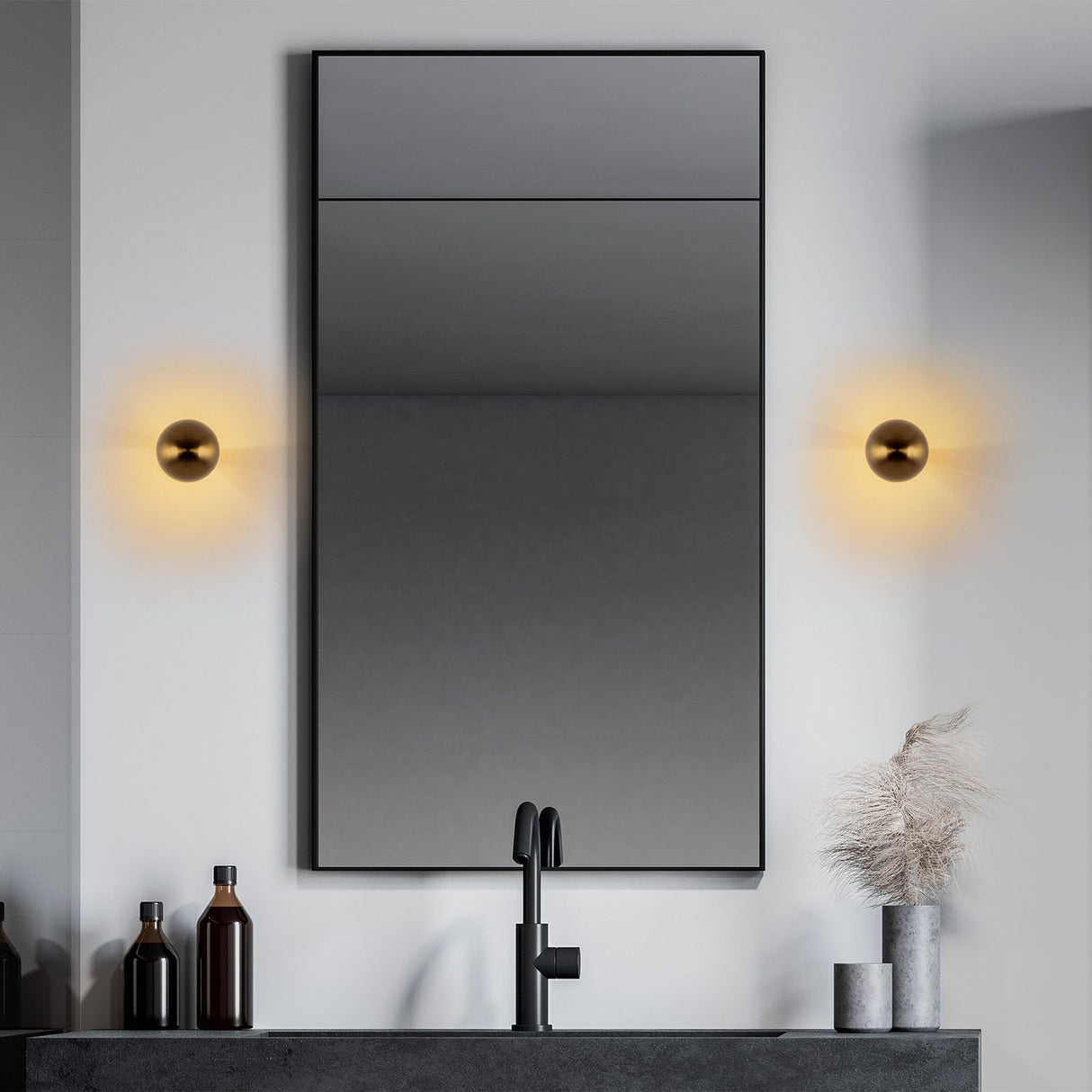 Cajo Vägglampa Guld 12 cm