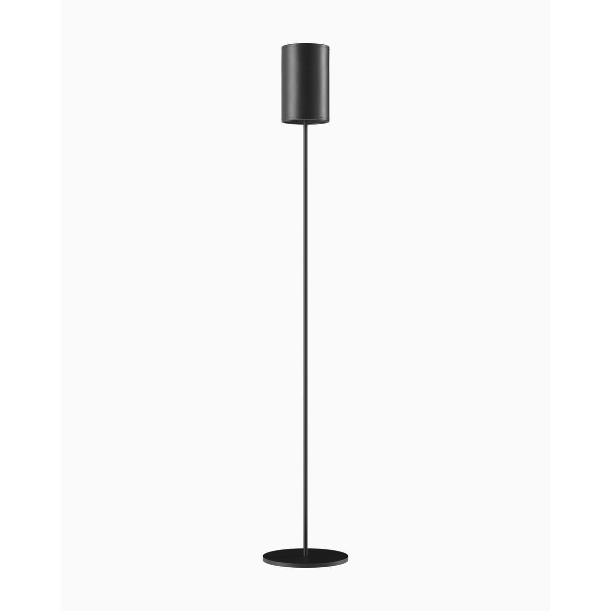 Cylinder 14 cm Golvlampa Svart