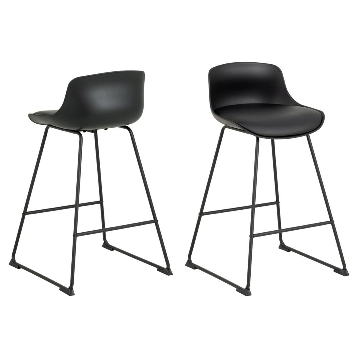Maurice Barstol Låg Svart