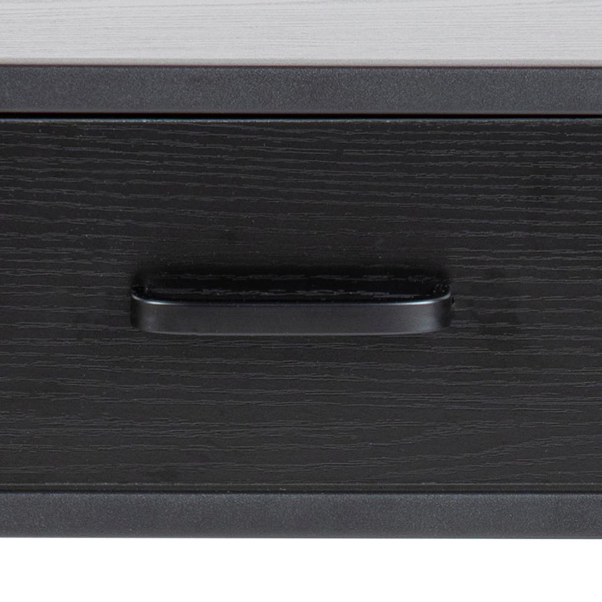 Notting Hill Sängbord 42x35 cm Svart Ask