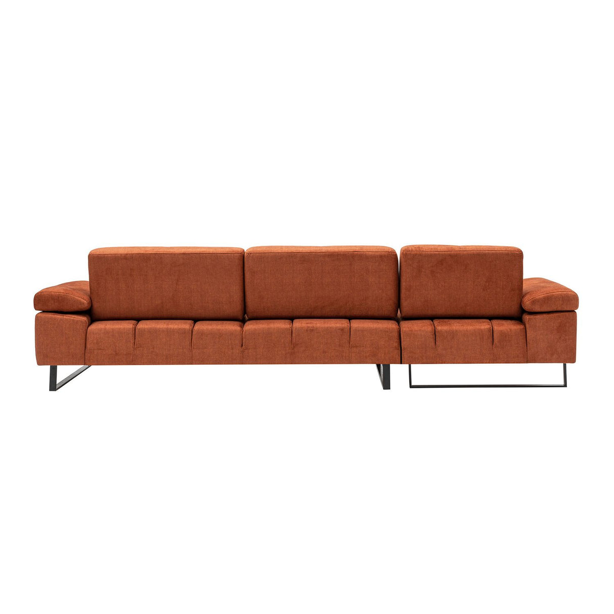 Windhoek Small (178 x 100 x 155 cm) Orange Hörnsoffa Vänster