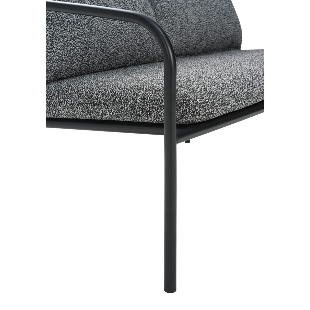 Bendt 2-sits Soffa 138x72 cm Svart/Teddy Ant