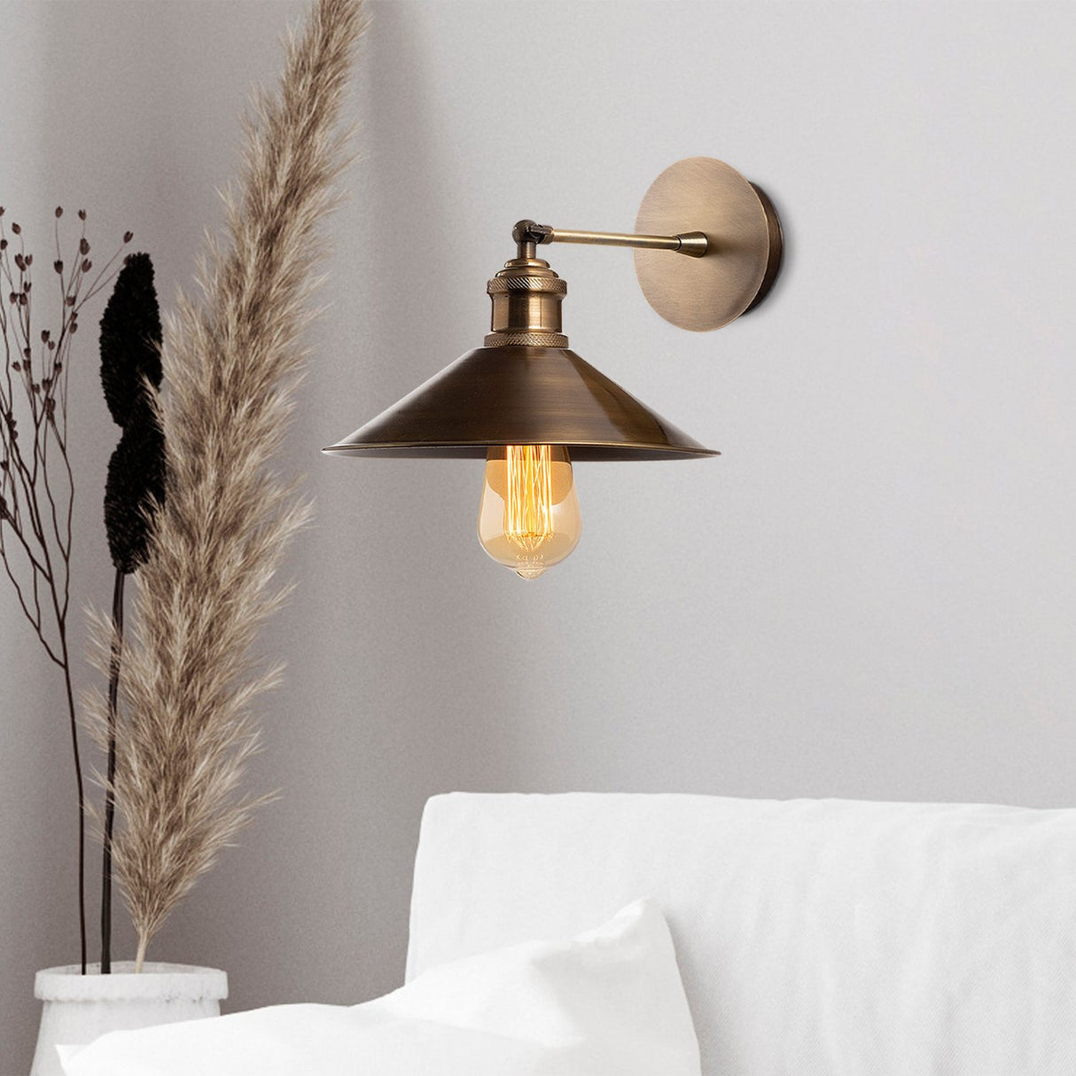 Mel Niva Vintage Vägglampa