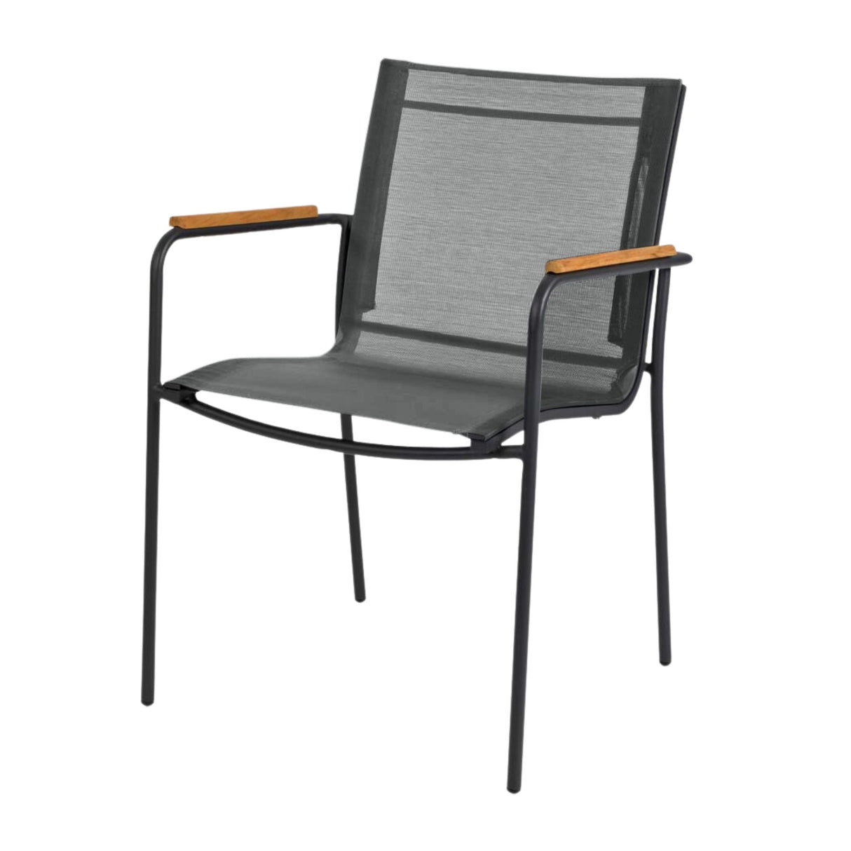 Mood Classic Trädgårdsstol i Teak, Textilene och Antracit Aluminium