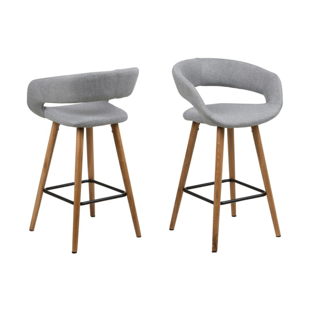 Tracy Barstol Corsica tyg Ljusgrå