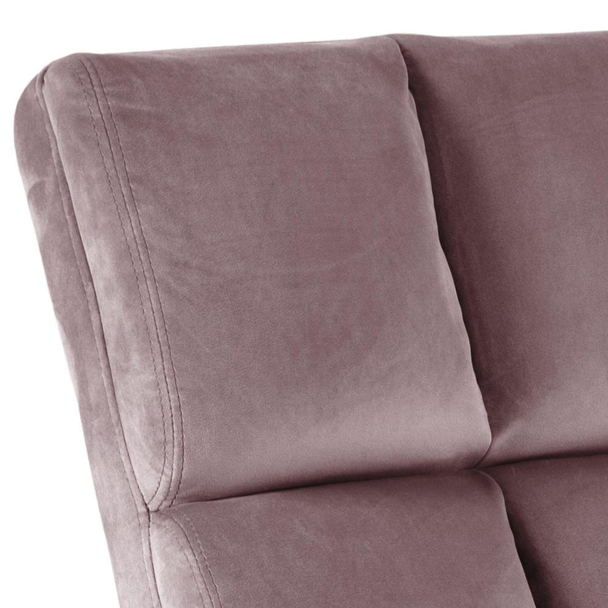 Clichy Loungefåtölj Vic tyg Puderrosa