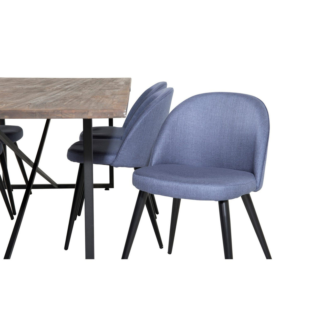 Padang, Velvet Rektangulär matgrupp