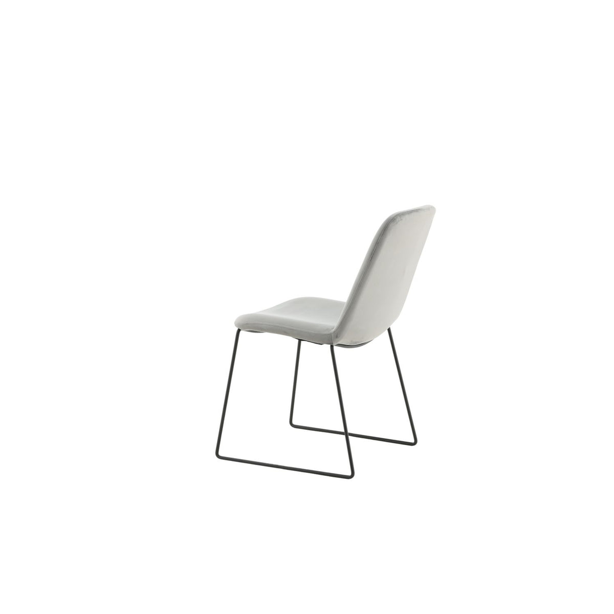 Muce Matstol Svart, Grå, Polyestersammet, 63 x 84 x 43