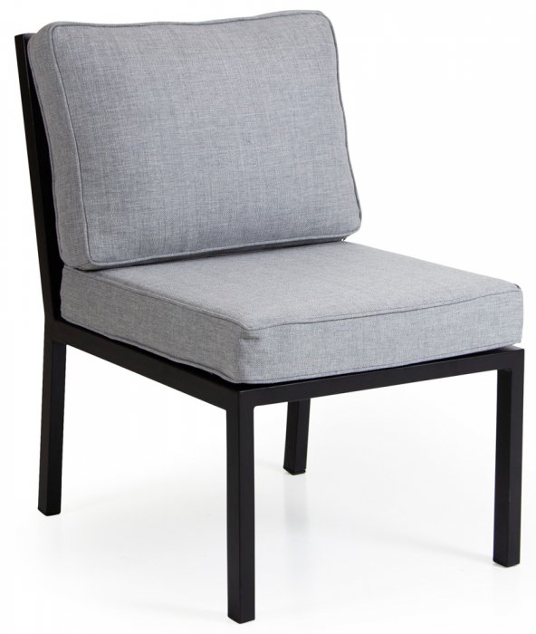 Bergerac Mittdel Svart/Grå