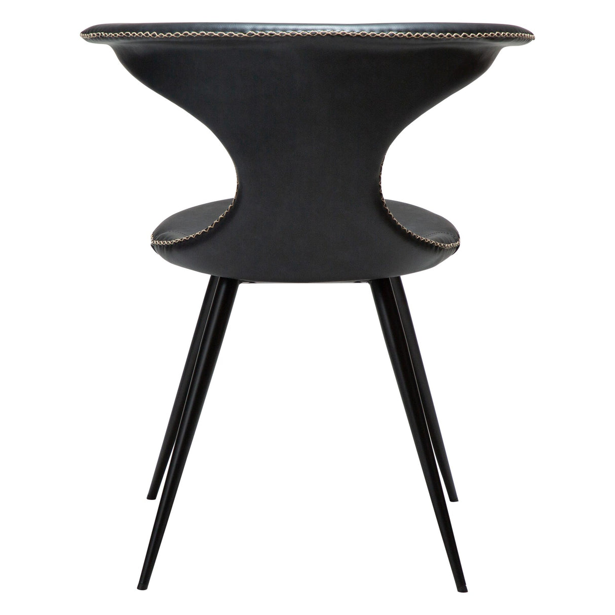 Flair Stol Raven Black Art.Leather, Black