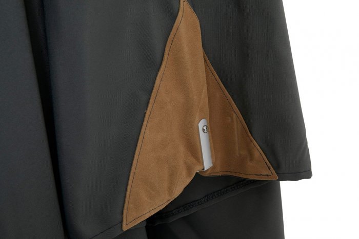 Como Träparasoll 3x3m Grå