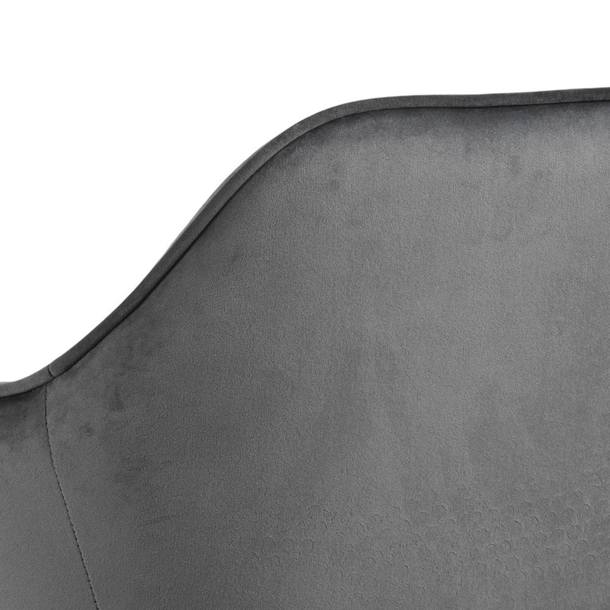 Toulon Barstol Vic tyg Mörkgrå