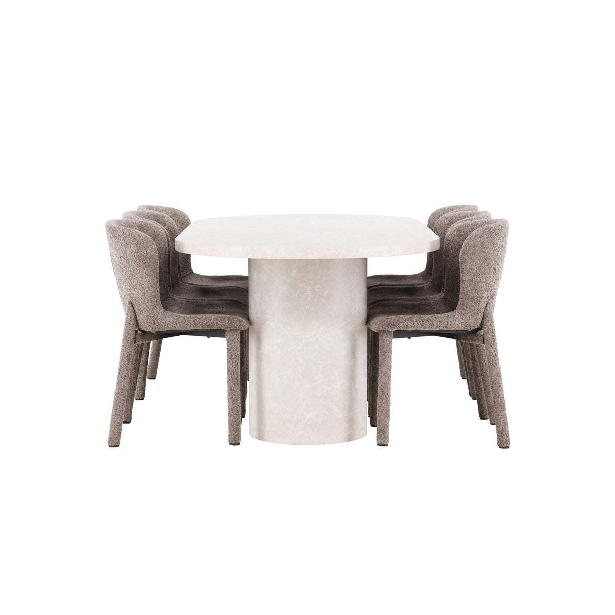 Narvik, Astoria Oval matgrupp Brun, Beige, 200 x 100