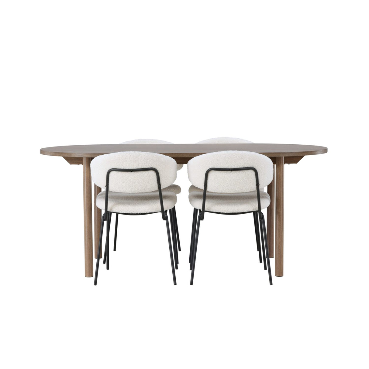 Andy, Chico Oval matgrupp Vit, Natur, 180 x 90