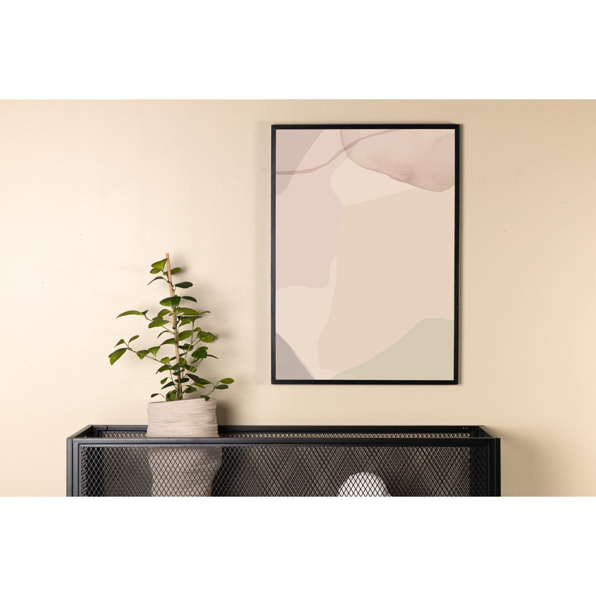 Kräm Poster Beige, 50 x 70 cm