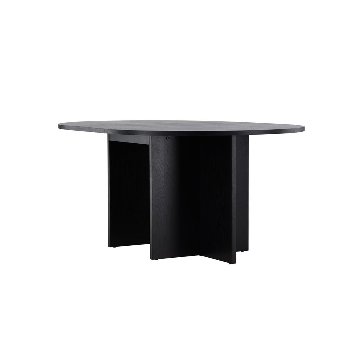 Strada Rektangulärt matbord Svart, MDF, ⌀120