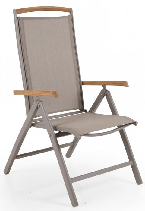 Vevi Matgrupp 230x95 cm Khaki ink 6st Andy Positionsstolar