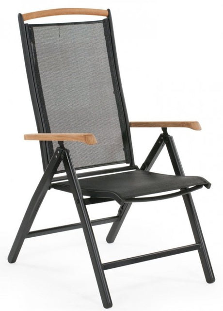 Lyon Matgrupp 152-210 cm ink 4st Andy Pos. Svart/Teak