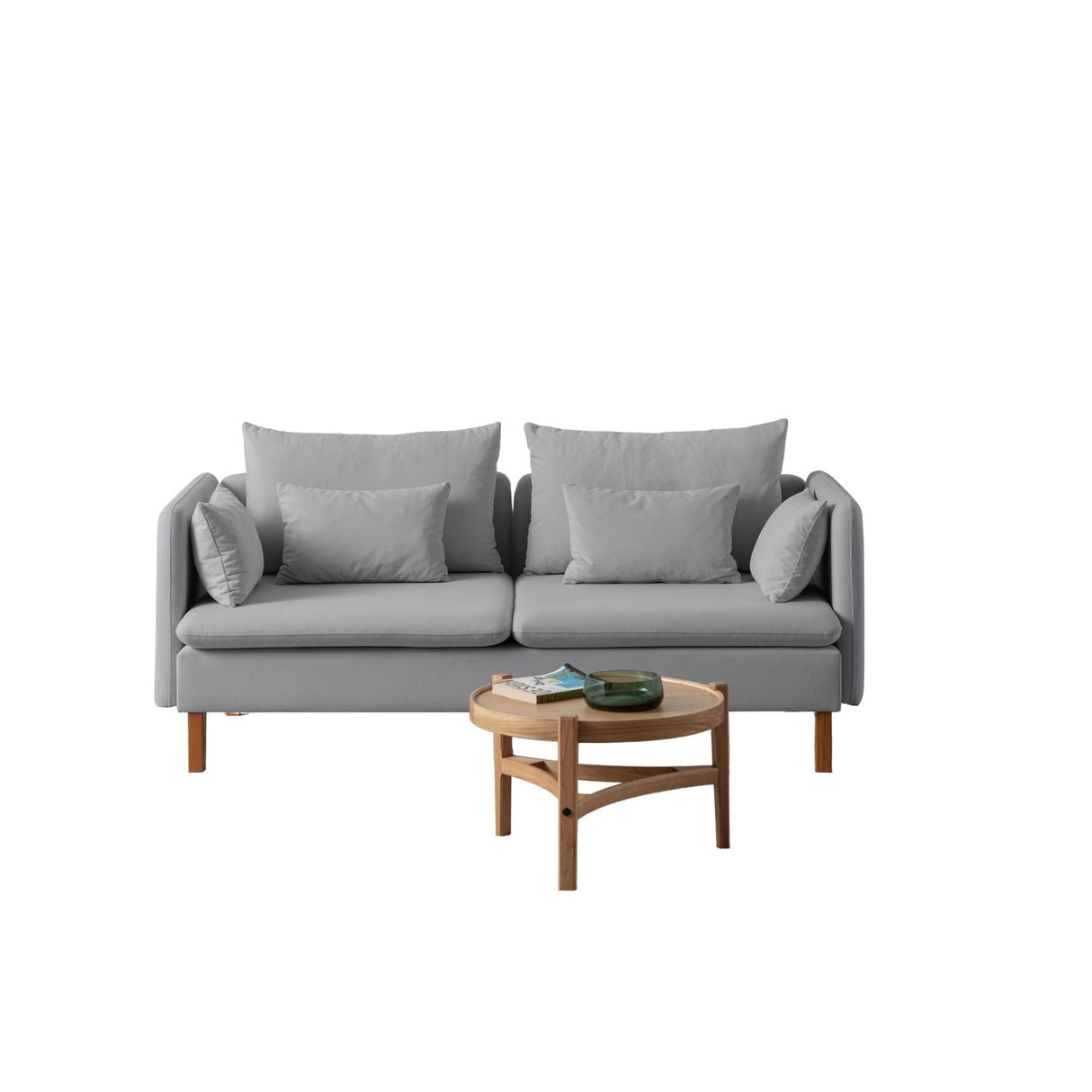 Oslo (195 x 75 x 100 cm) 3-sitssoffa Grå