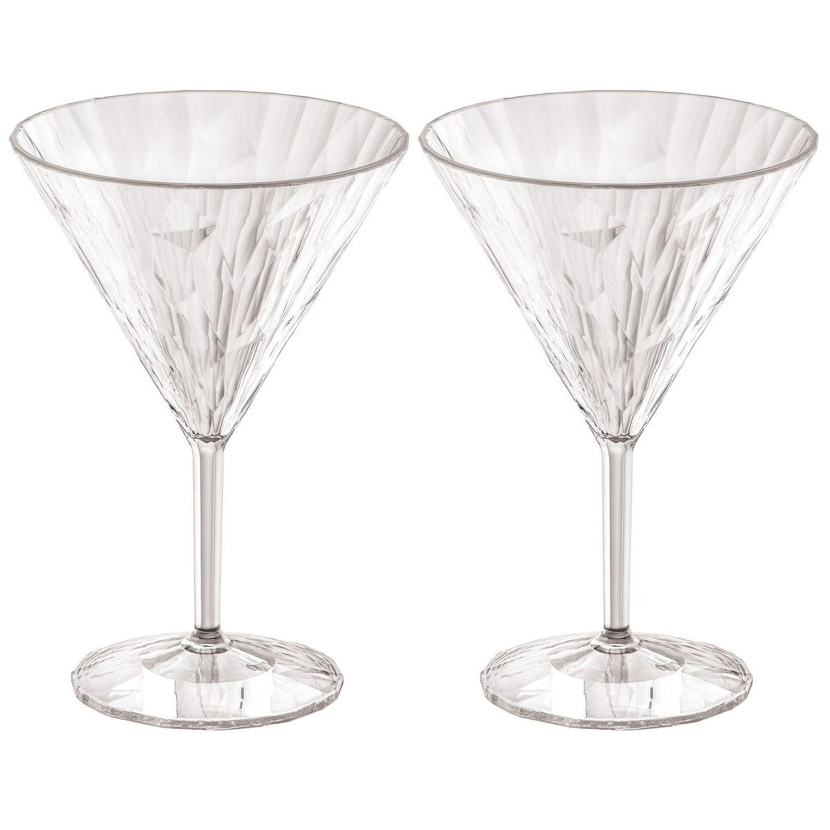Superglas club no.12 plast 25 cl crystal clear 2-pack Martiniglas