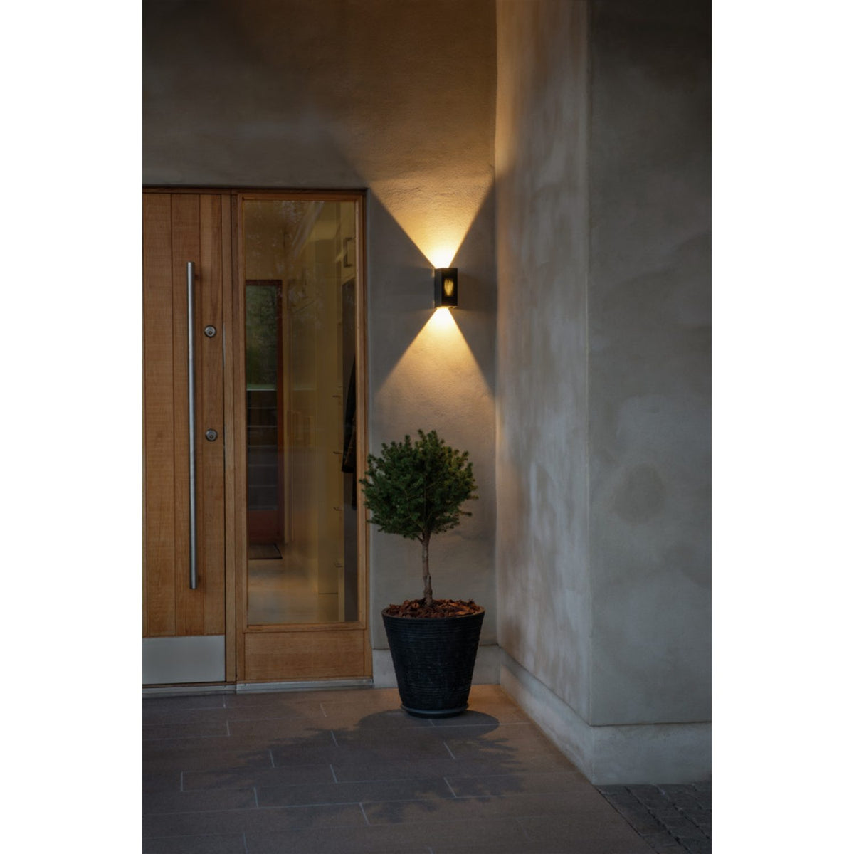 Cremona HP-LED Mörkgrå Flame Vägglampa Ute