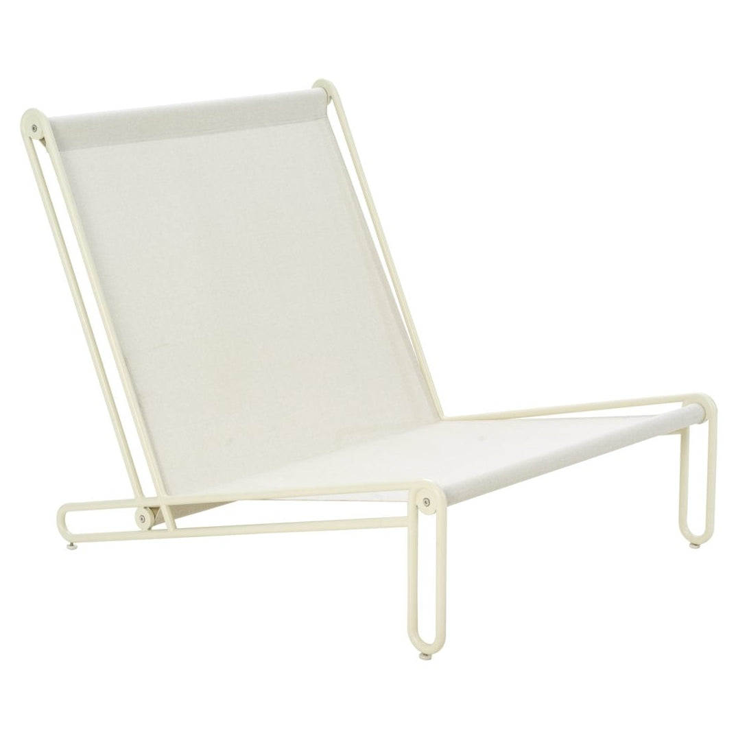 Blixt Loungefåtölj Pearl White/Teddy Orange