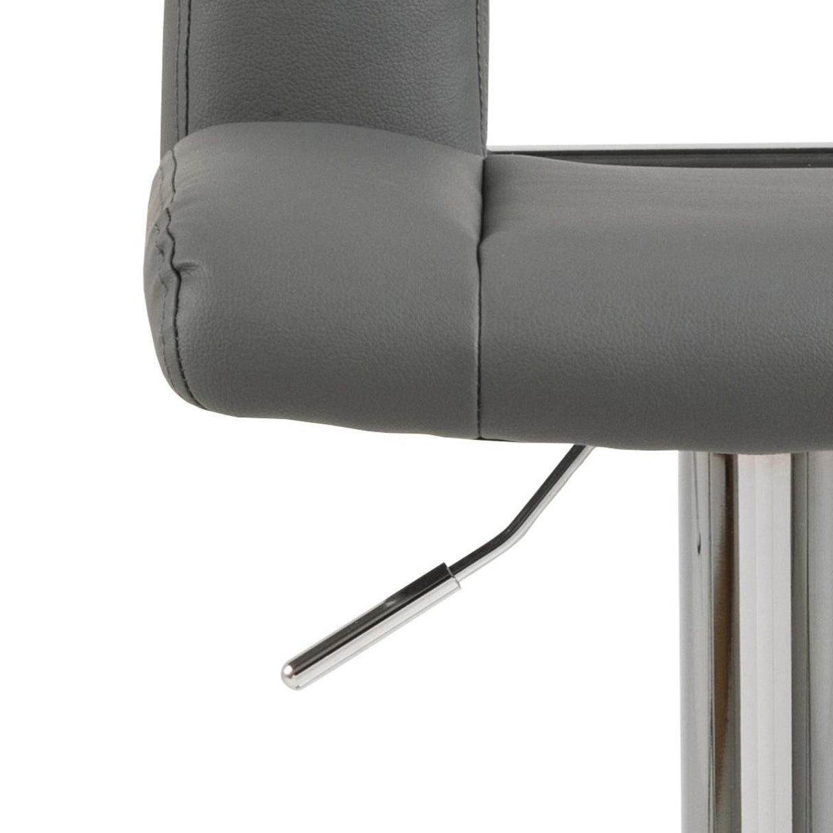 Strasbourg Barstol PU Grå