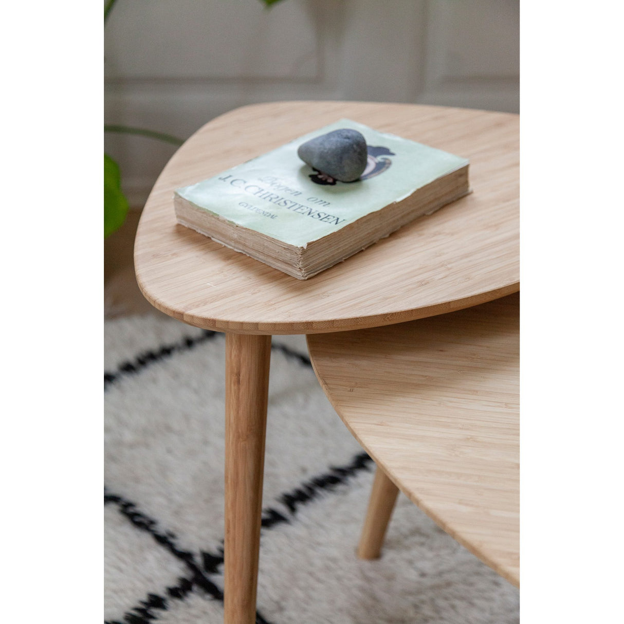 Noble 2-set Stor/Liten Satsbord Bambu