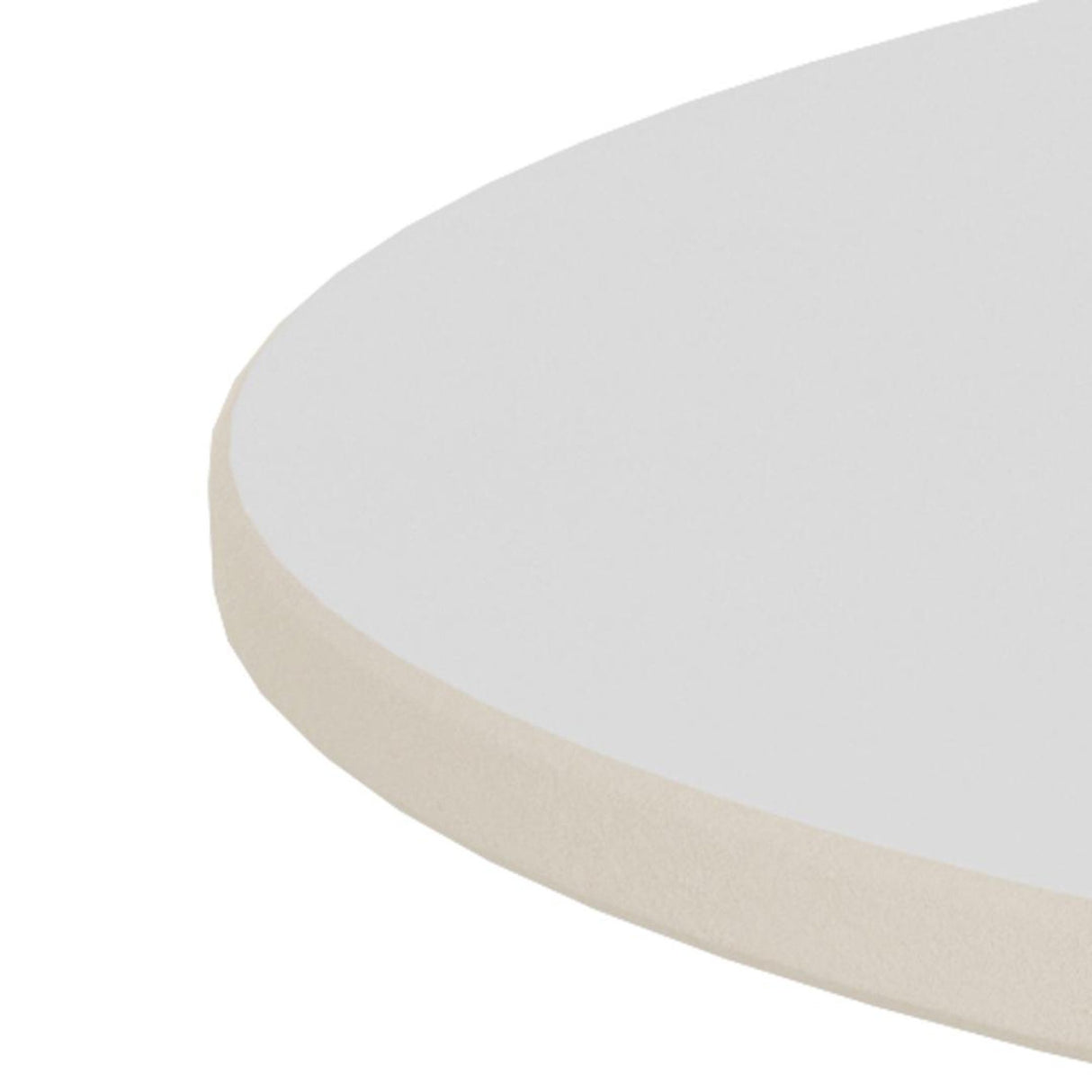 Nimbus soffbord Keramik Vit 70 cm Runt