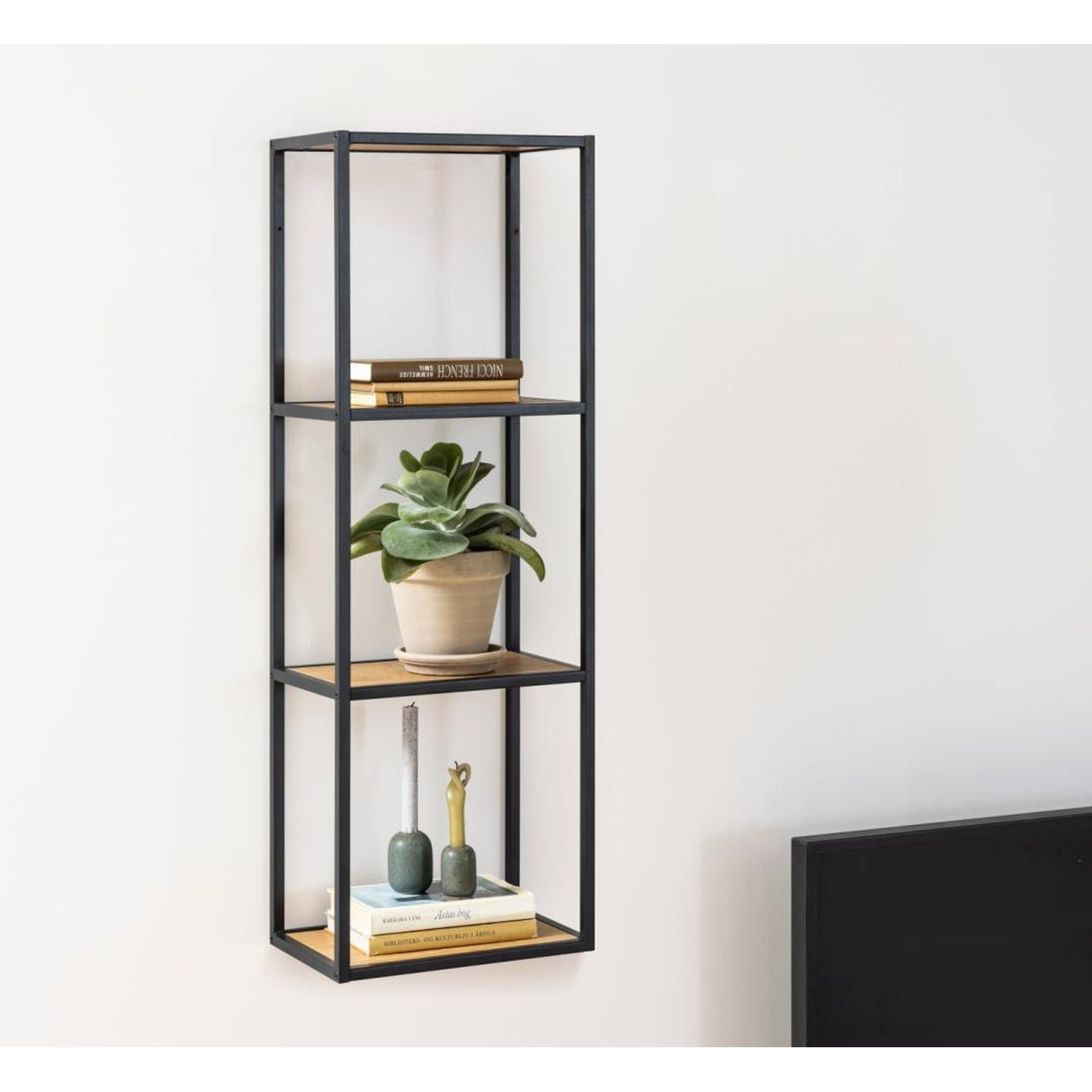 Notting Hill Vägghylla 108x24x37 cm Ek