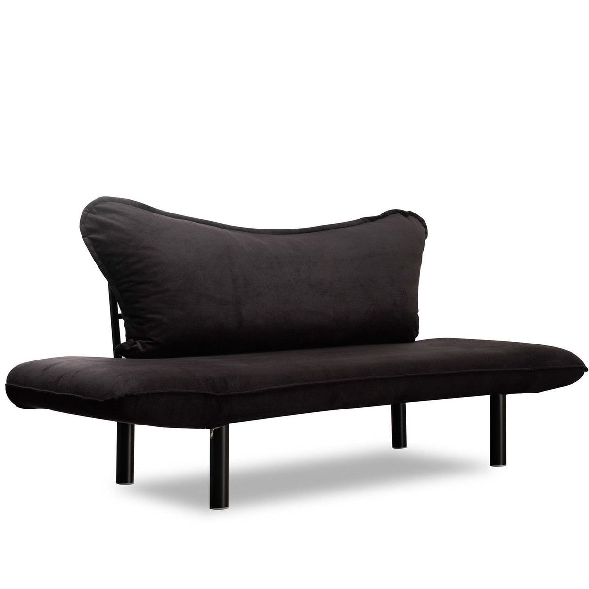 Chatto (150 x 70 x 75 cm) Svart 2-sits bäddsoffa