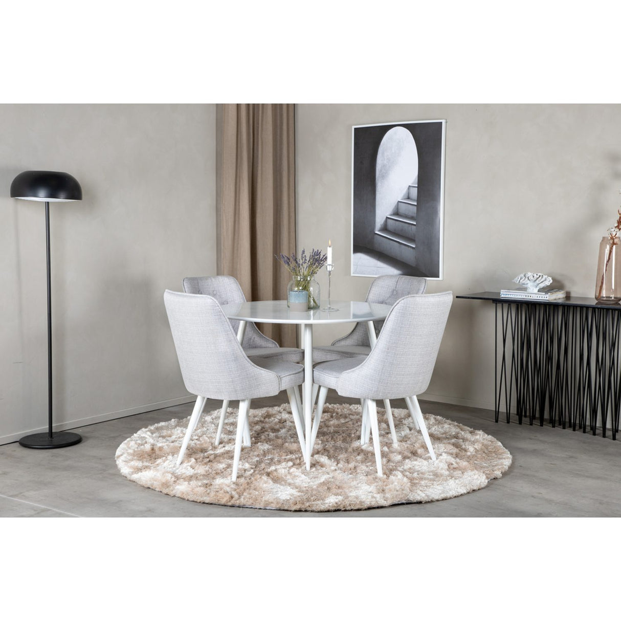 Plaza, Velvet Deluxe Rund matgrupp