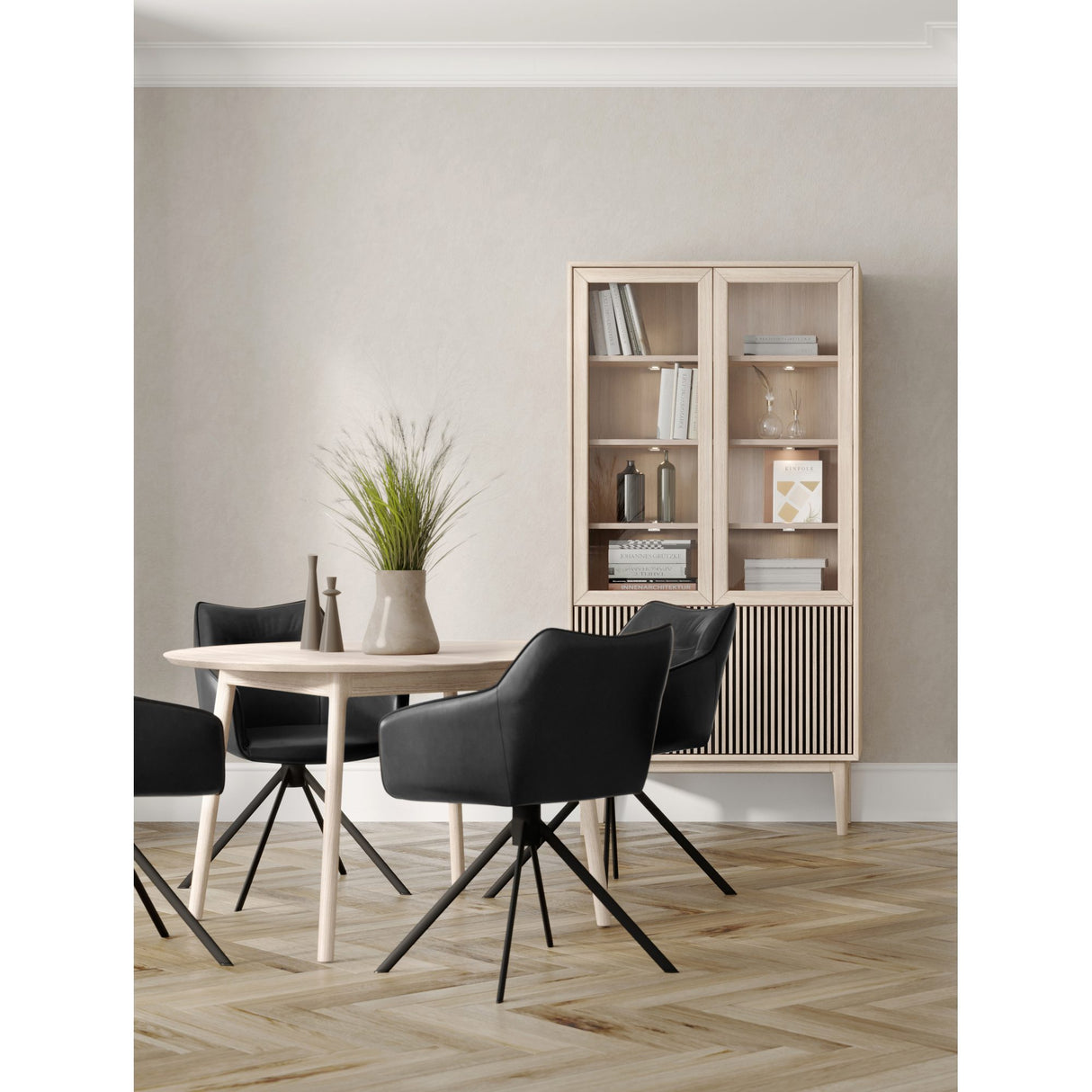 Nord Matbord 120 cm Vitoljad Ek