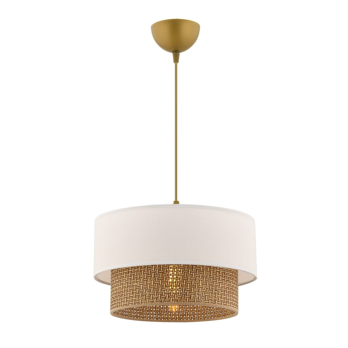 Hobart (30 x 30 cm) Ljuskrona Beige vit