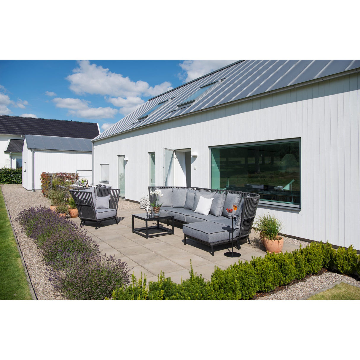 Jet Set Mini Ø23 cm Utebord Svart