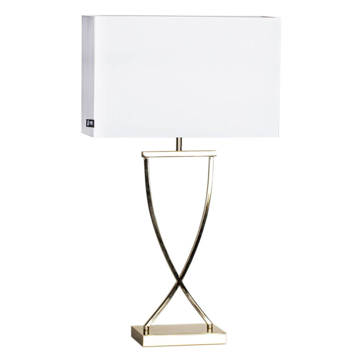 Omega Bordslampa 69 cm Mässing/Vit