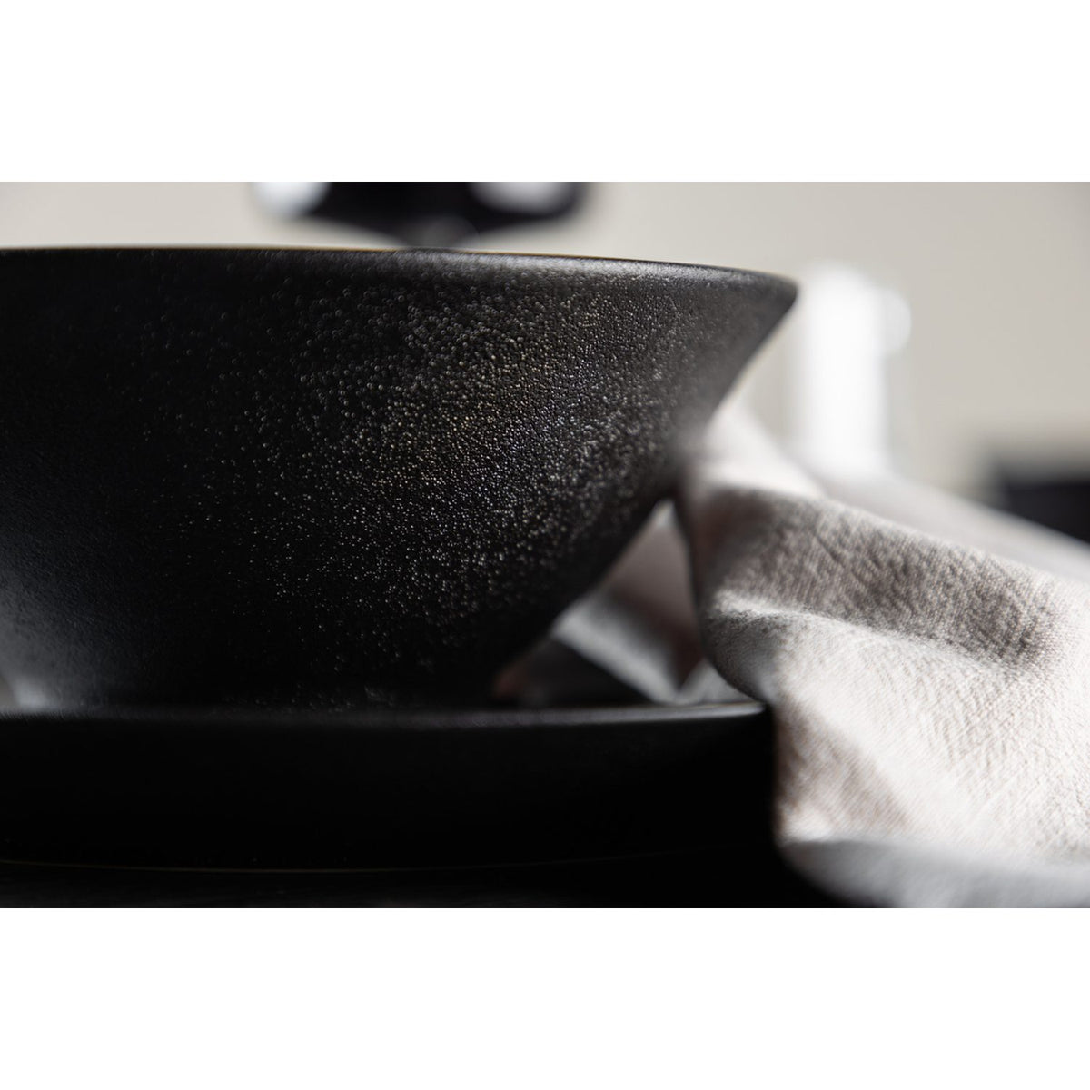 Wabi Sabi Skål Svart, ⌀18
