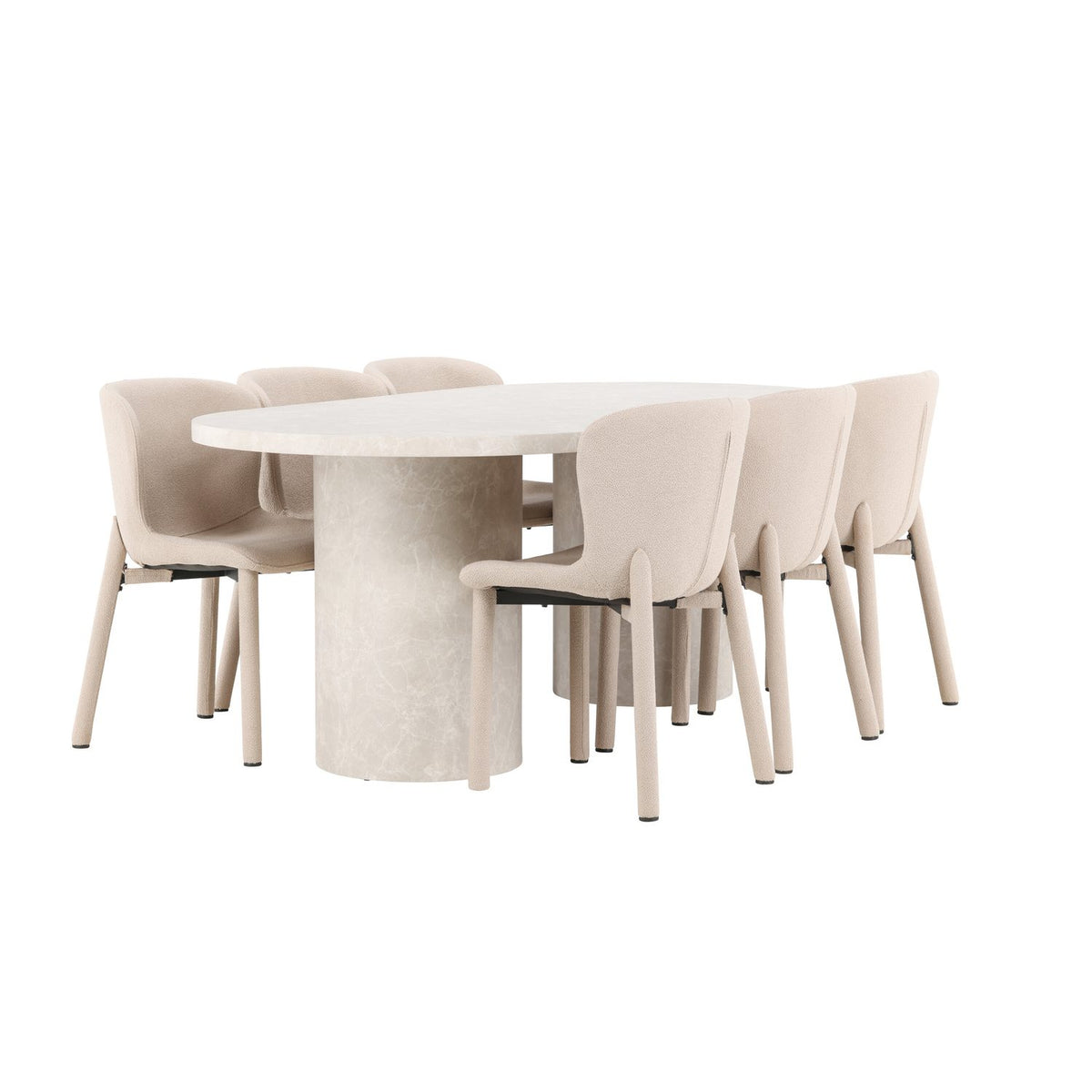 Narvik, Astoria Oval matgrupp Beige, Beige, 200 x 100