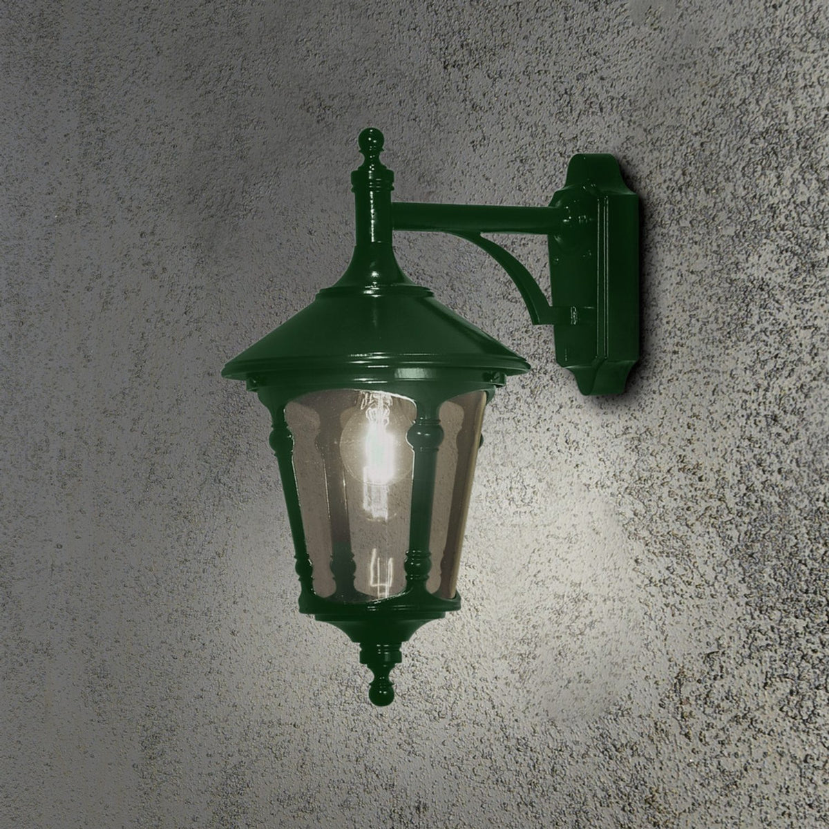 Virgo E27 Vägglampa Ute Grön