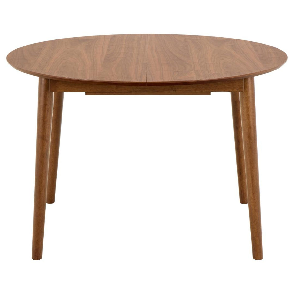 Århus Matbord Rund 115 cm ink. Iläggsskiva Valnöt
