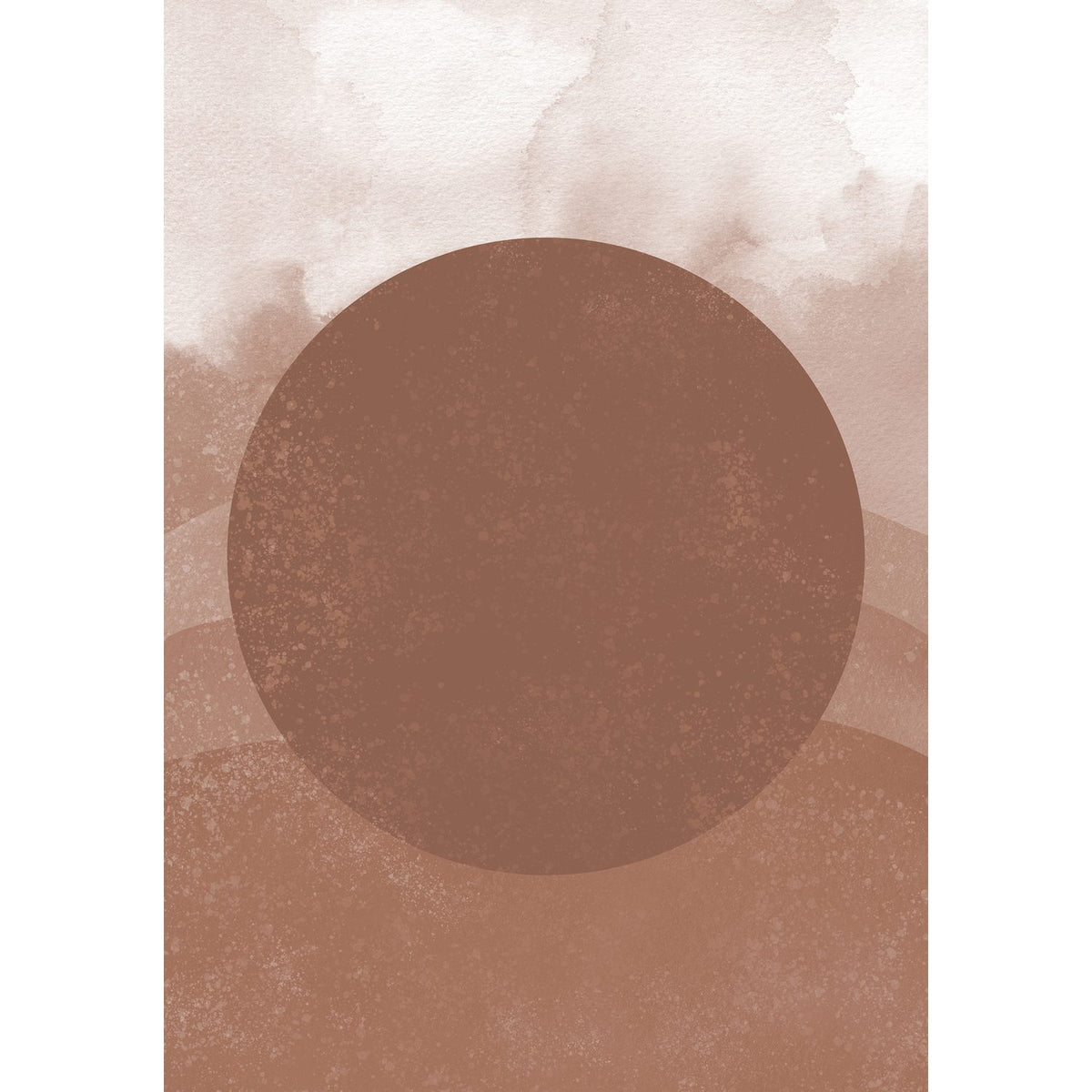 Mjuka nyanser Poster Brun, 21 x 30 cm