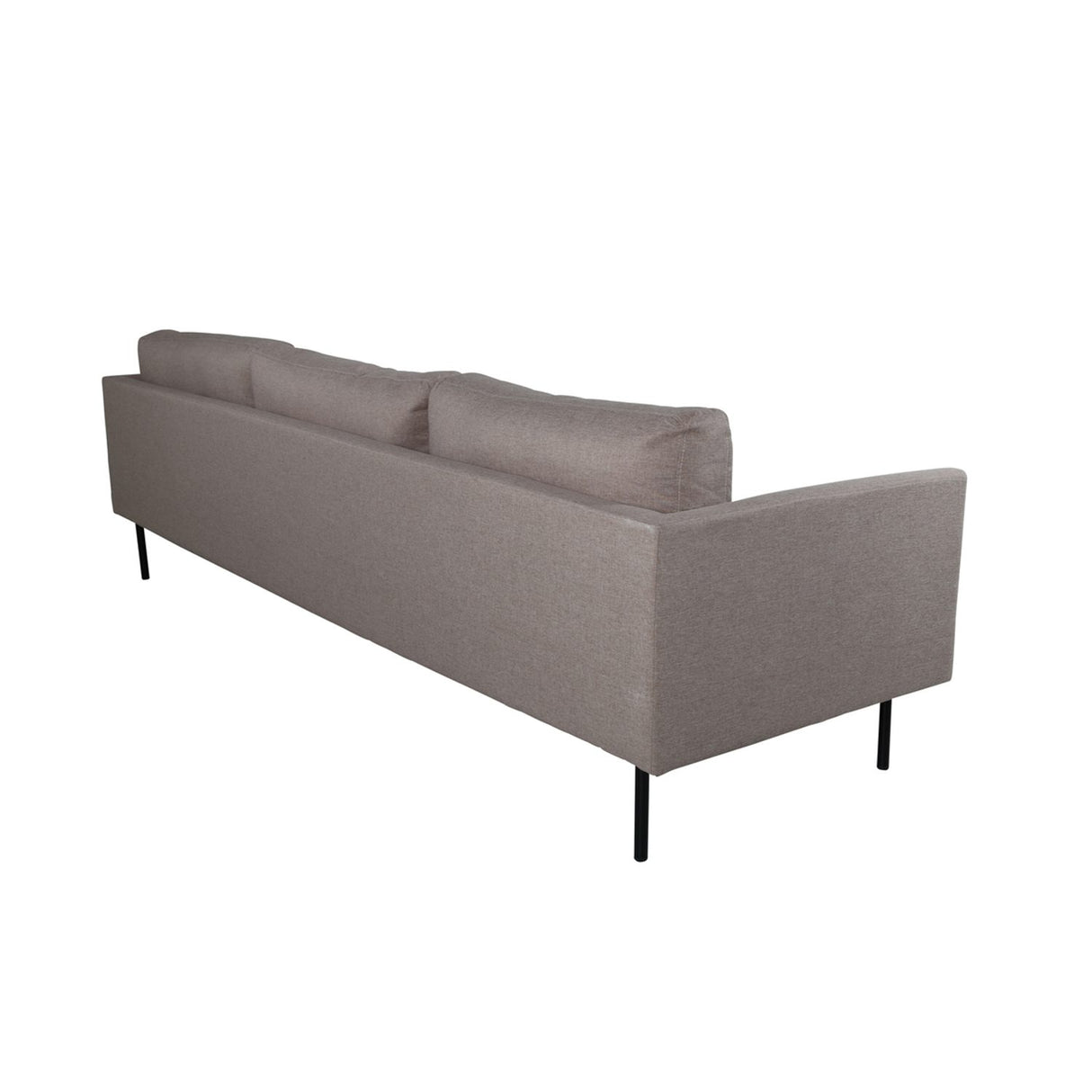 Zoom 3-sitssoffa Brun, Polyester